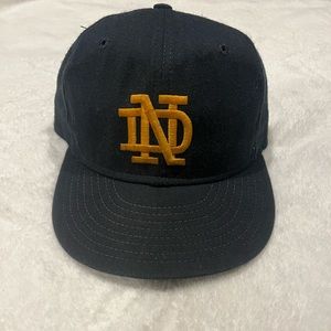 Vintage Embroidered Notre Dame Hat